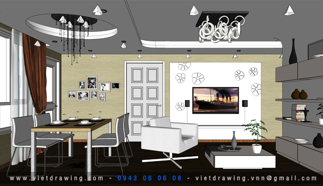 SU-014: Sketchup interior vol.3 (CAD + SU)