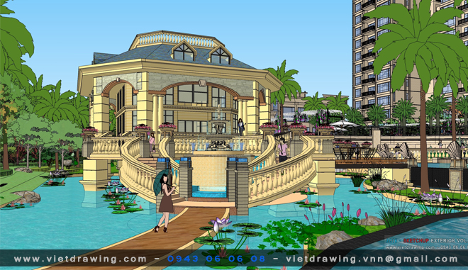 SU-022 Sketchup exterior vol.16 (Landscape Vol.3)