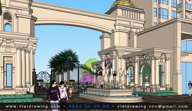 SU-022 Sketchup exterior vol.16 (Landscape Vol.3)