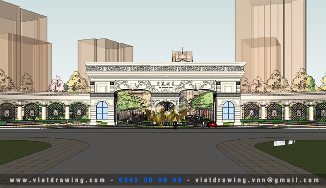 SU-028 Sketchup exterior vol.21 (Landscape Vol.4)