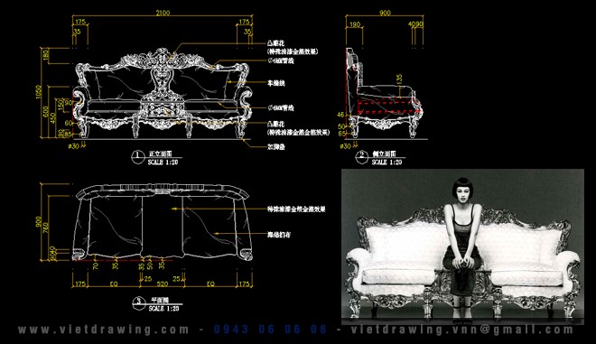 CADI-019: 15.000 CAD FURNITURE VOL.4 (CLASSIC + MODERN)