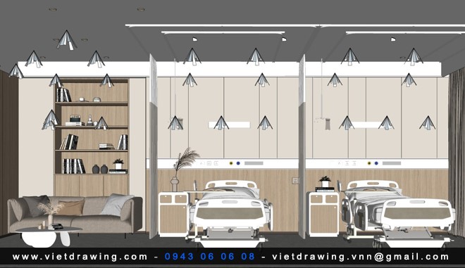 SU070 – SKETCHUP HOSPITAL INTERIOR VOL.1 (2023)