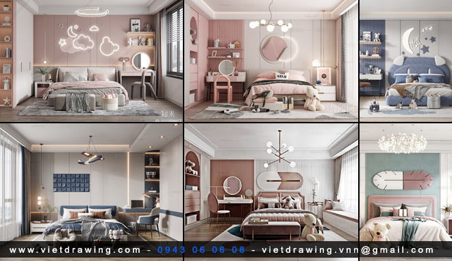 M0128 – CHILDREN ROOM 3D INTERIOR VOL.3 (VRAY) 2024