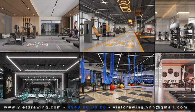 M0132 – GYMS 3D INTERIOR COLLECTION VOL.1 (VRAY) 2024