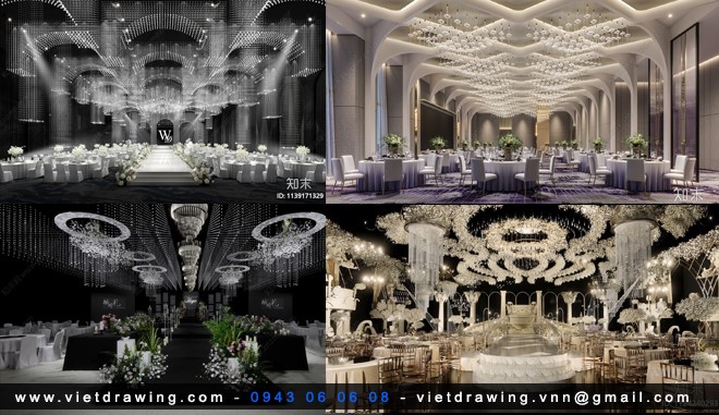 SU0113 – SKETCHUP WEDDING HALL VOL.1