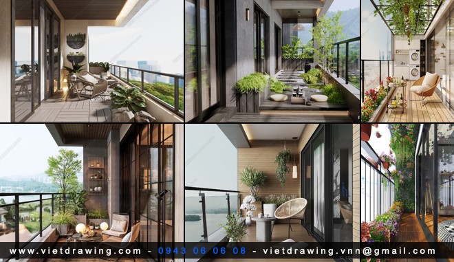 M0143 – BALCONY VOL.1 ( VRAY + CORONA)