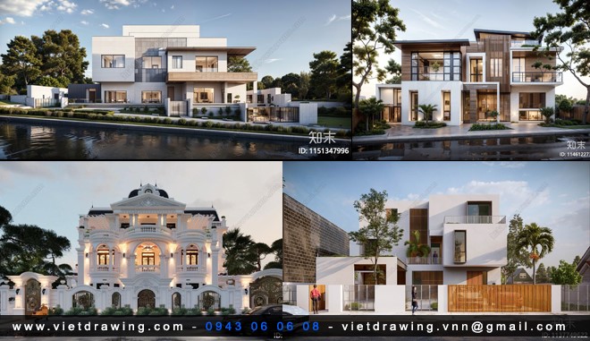 SU0119 – SKETCHUP VILLAS EXTERIOR VOL.5