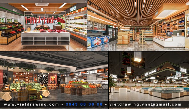 SU0121 – SKETCHUP SUPERMARKET INTERIOR VOL.2