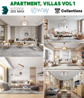 3D01 – APARTMENT, VILLAS VOL.1