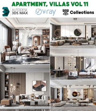 3D011 – APARTMENT, VILLAS VOL.11