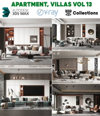 3D013 – APARTMENT, VILLAS VOL.13 (MODERN)