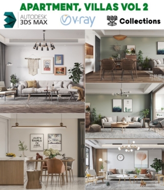 3D02 – APARTMENT, VILLAS VOL.2