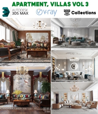 3D03 – APARTMENT, VILLAS VOL.3