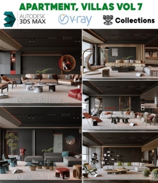 3D07 – APARTMENT, VILLAS VOL.7