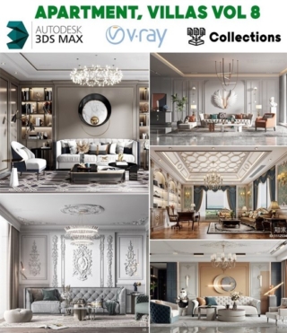 3D08 – APARTMENT, VILLAS VOL.8