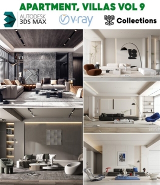 3D09 – APARTMENT, VILLAS VOL.9