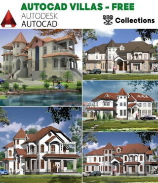 AUTOCAD VILLAS FREE 01