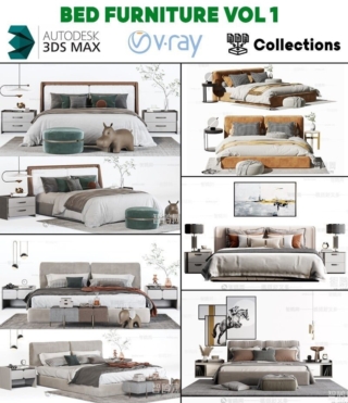 3D078 – BED FURNITURE VOL.1