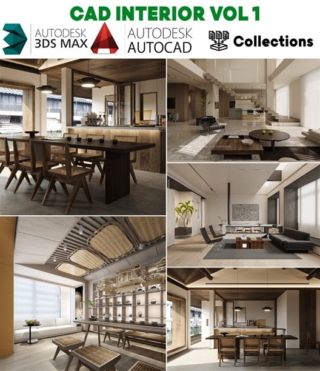 CADI024 – CAD INTERIOR VOL.1 ( CAD + MAX)