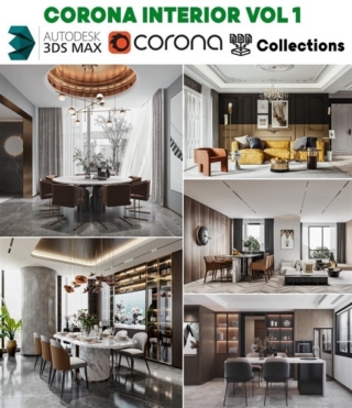 3D095 – CORONA INTERIOR VOL.1