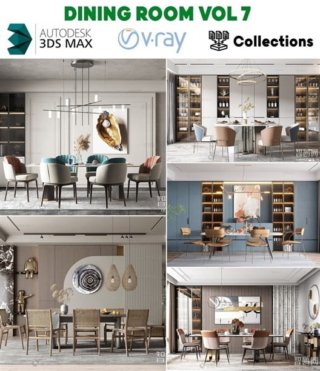 3D024 – DINING ROOM VOL.7