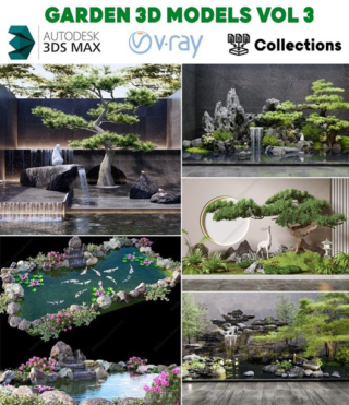 M0123 – GARDEN 3D MODELS VOL.3