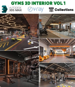 3D064 – GYMS 3D INTERIOR VOL.1