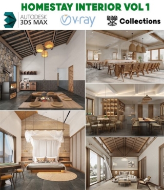 3D065 – HOMESTAY INTERIOR VOL.1