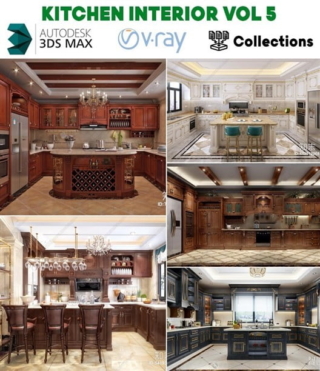 3D040 – KITCHEN INTERIOR VOL.5