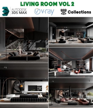 3D016 – LIVING ROOM VOL.2 (MODERN)