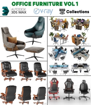 3D090 – OFFICE FURNITURE VOL.1