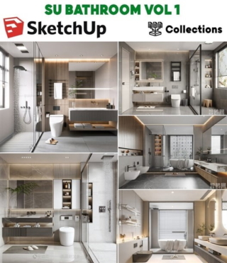 SK09 – SKETCHUP BATHROOM VOL.01