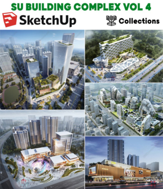 SU0116 – SKETCHUP BUILDING COMPLEX VOL.4