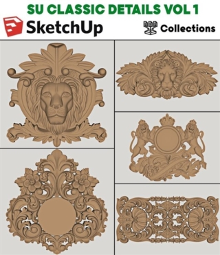 SK02 – SKETCHUP CLASSIC DETAILS VOL.1