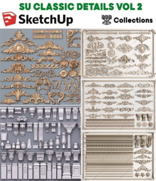 SK020 – SKETCHUP CLASSIC DETAILS VOL.2