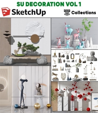 SK03 – SKETCHUP DECORATION VOL.1