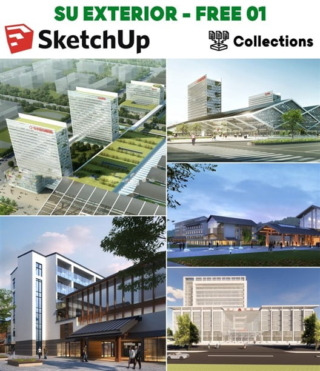 SKETCHUP EXTERIOR – FREE 01