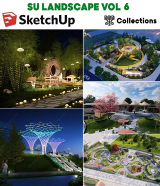 SU090 – SKETCHUP LANDSCAPE VOL.6