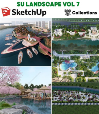 SU091 – SKETCHUP LANDSCAPE VOL.7