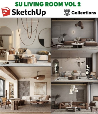 SK024 – SKETCHUP LIVING ROOM VOL.2