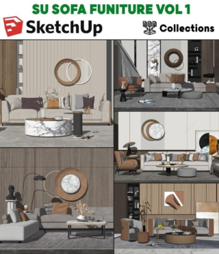 SK07 – SKETCHUP SOFA VOL.1