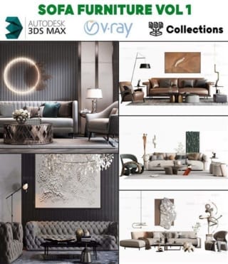 3D084 – SOFA FURNITURE VOL.1