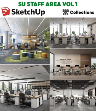 SK022 – SKETCHUP STAFF AREA VOL.1