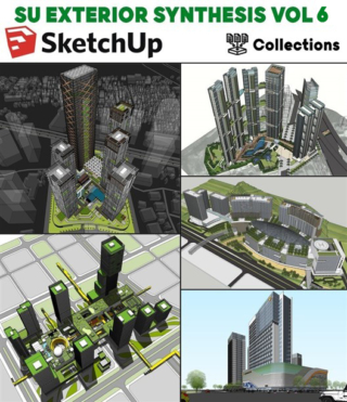 SU060 – SKETCHUP SYNTHESIS EXTERIOR VOL 06