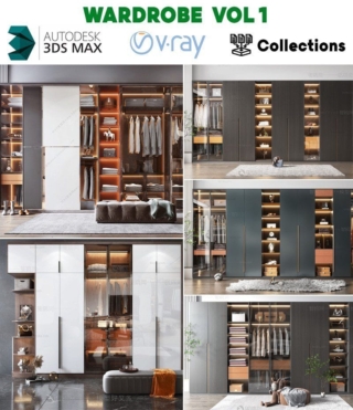 3D088 – WARDROBE FURNITURE VOL.1