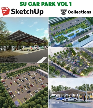 SU099 – SKETCHUP CAR PARK VOL.1