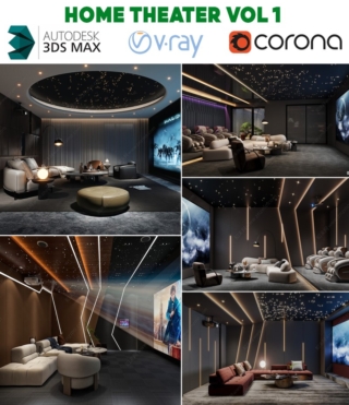 M0147 – HOME THEATER INTERIOR VOL.1