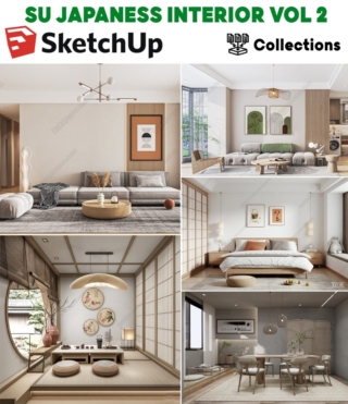 SU0122 – SKETCHUP JAPANESS INTERIOR VOL.2