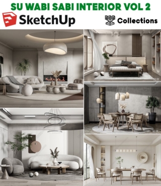 SU0126 – SKETCHUP WABI SABI INTERIOR VOL.2