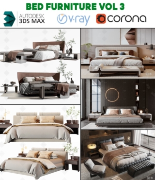 3D103 – BED FURNITURE VOL.3